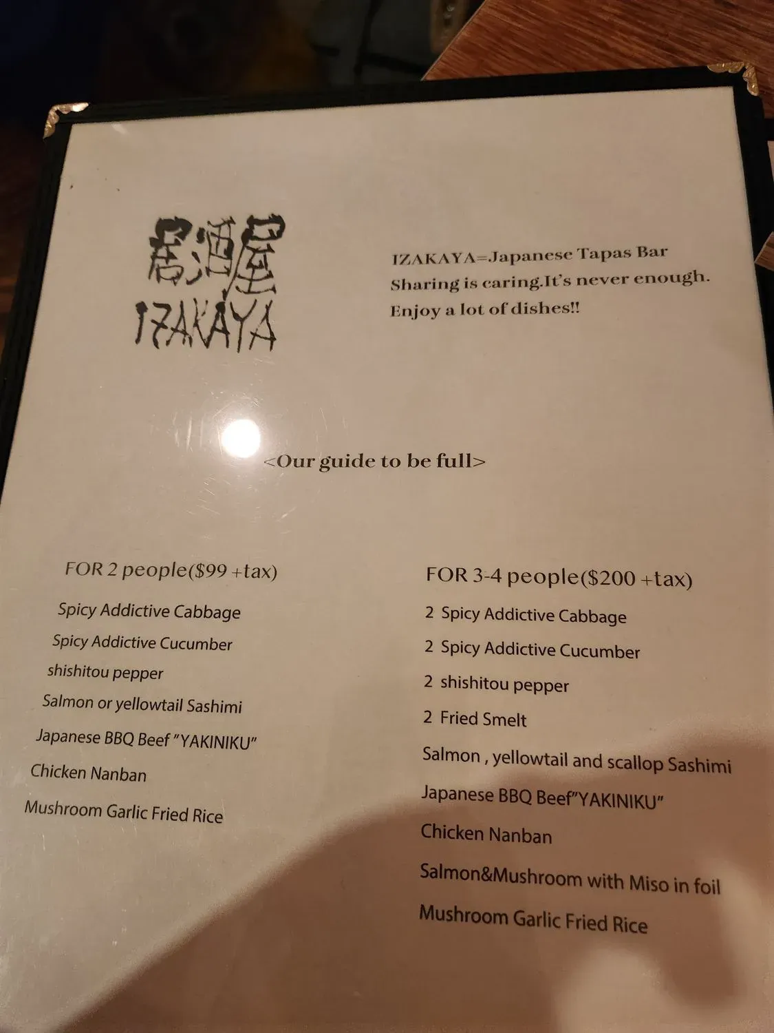 Menu 2