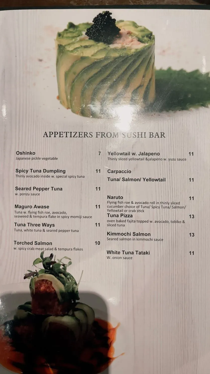 Menu 6