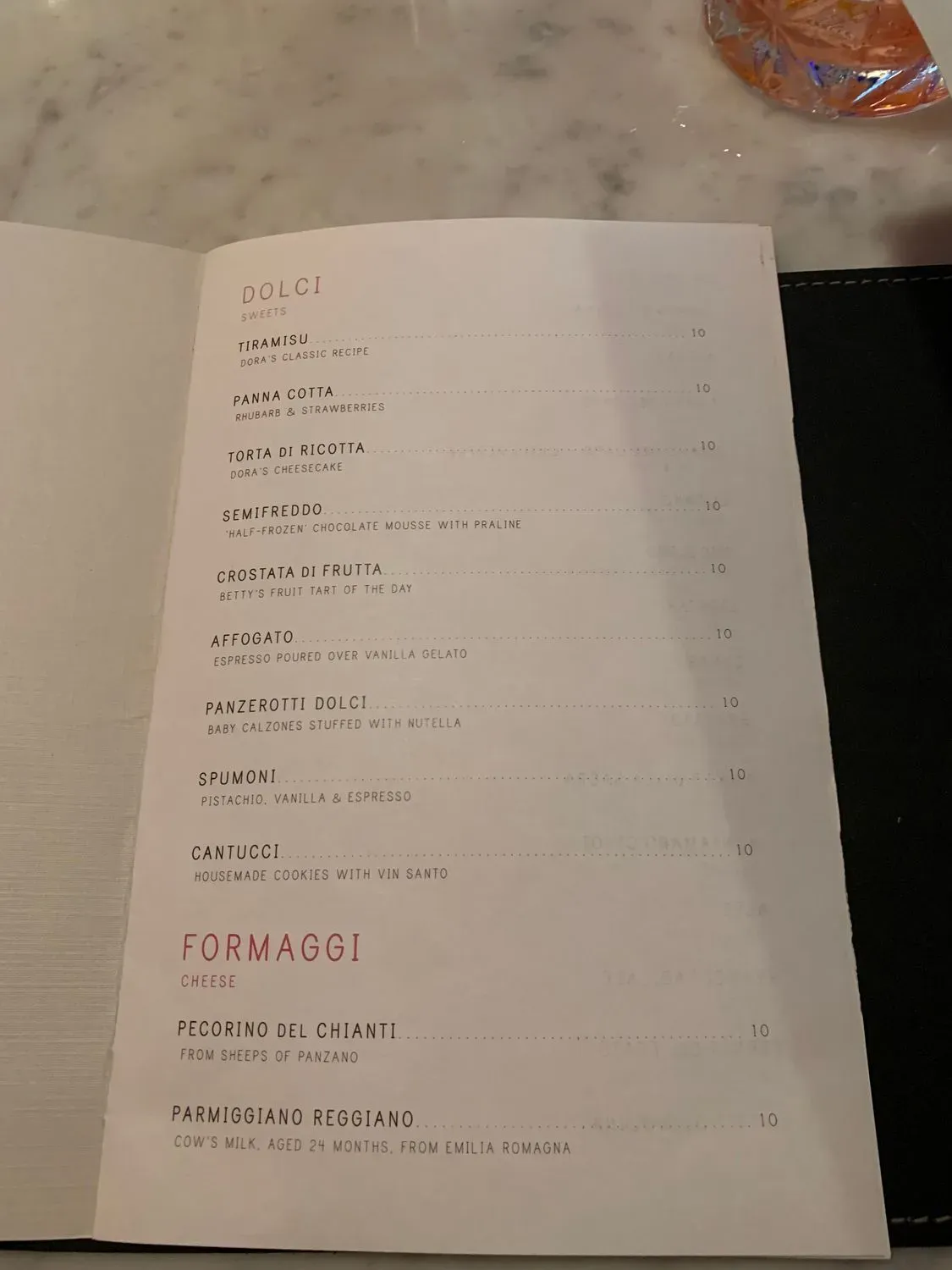 Menu 5