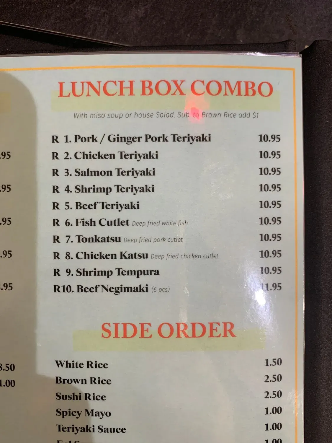 Menu 5