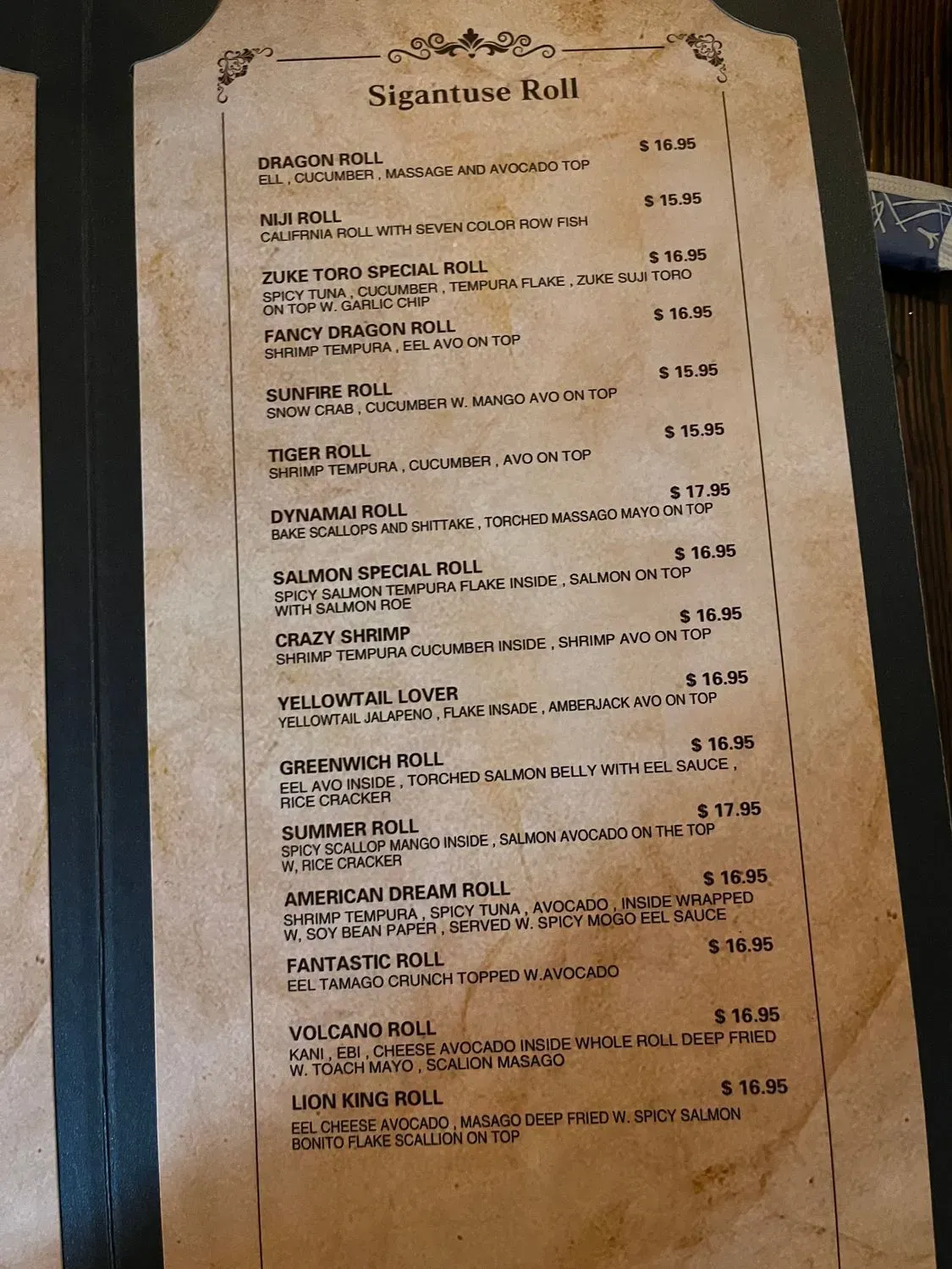 Menu 2