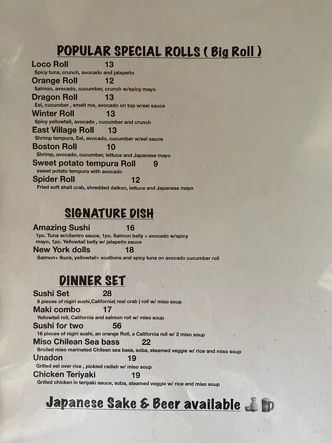 Menu 4