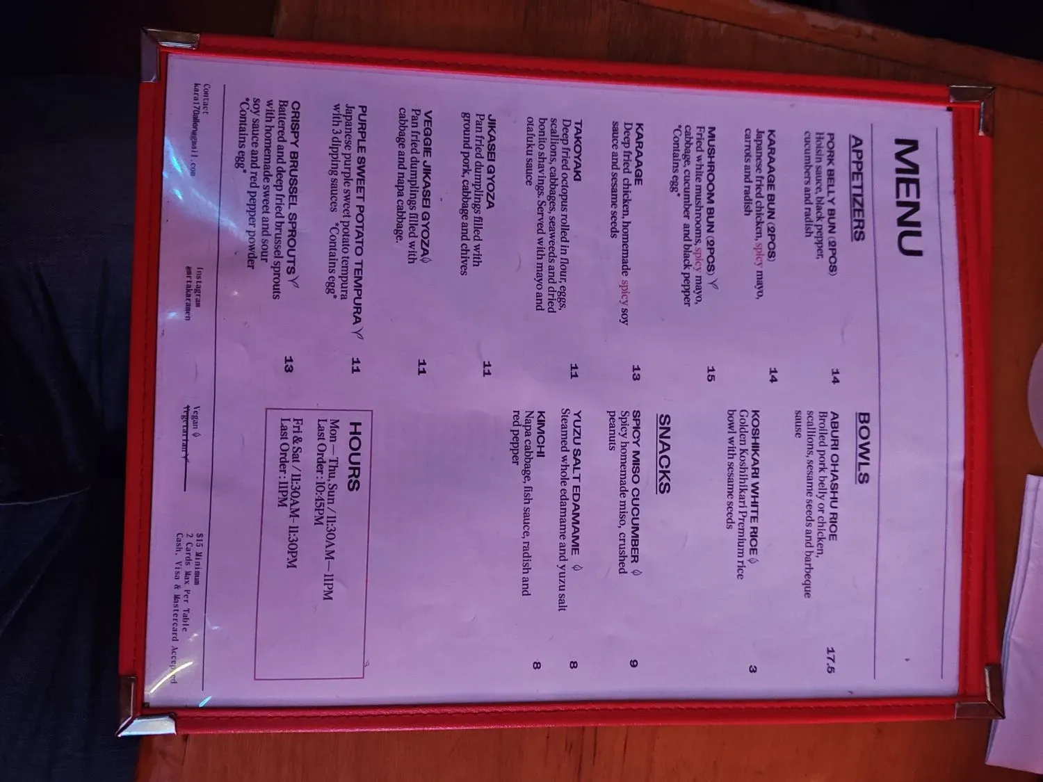 Menu 6