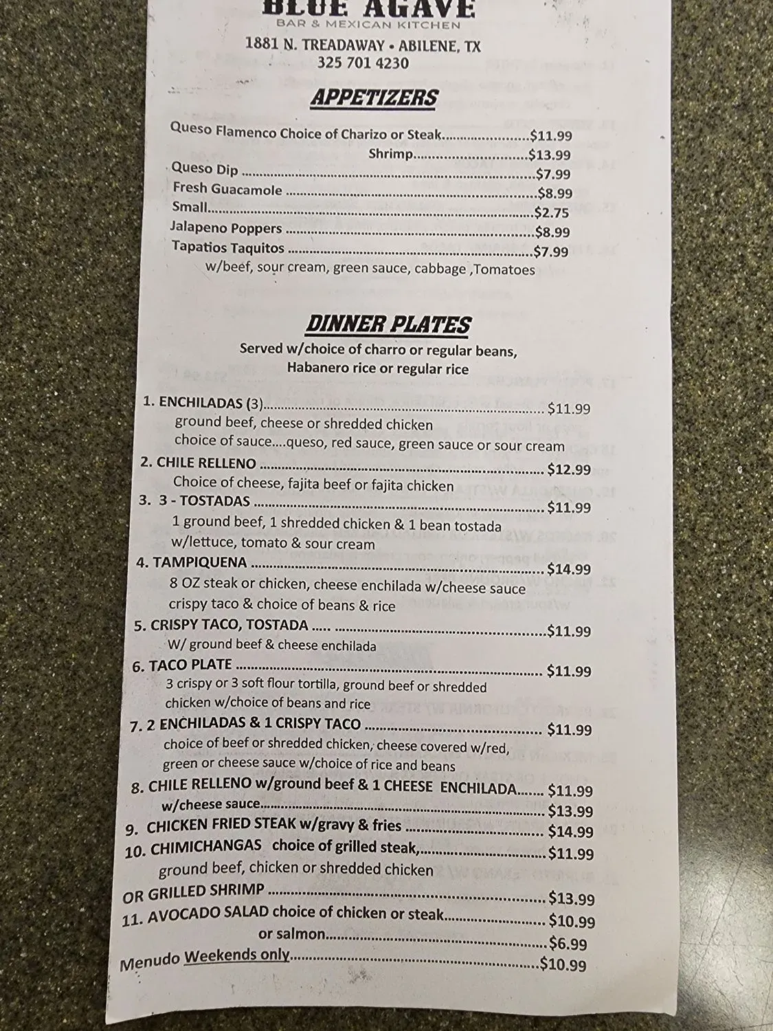 Menu 3