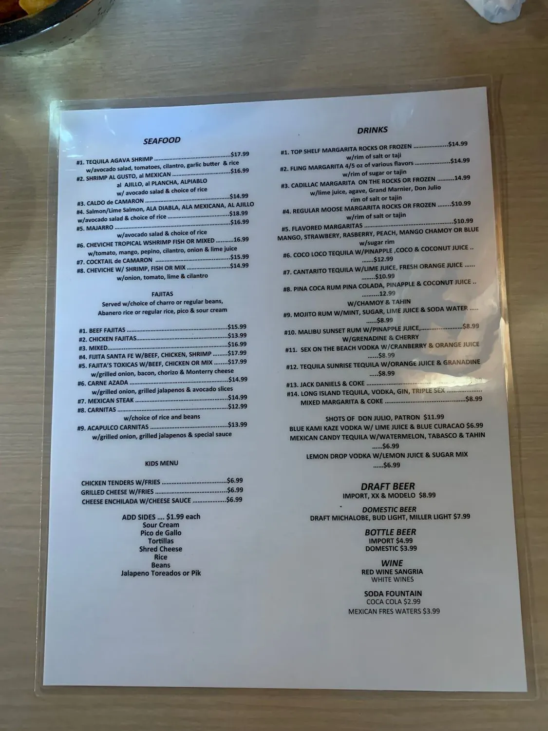 Menu 4