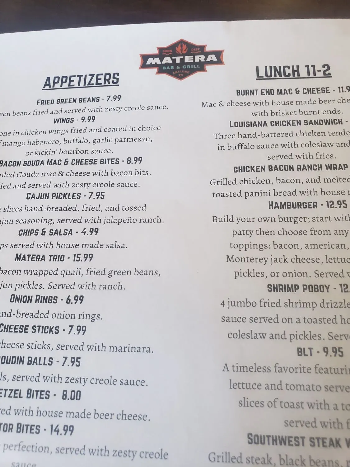 Menu 4