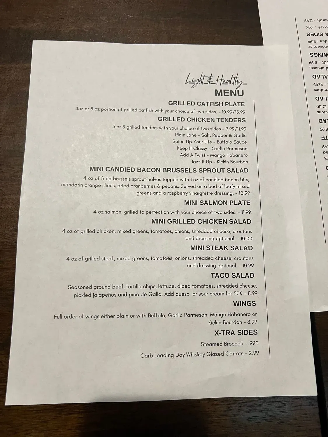 Menu 2