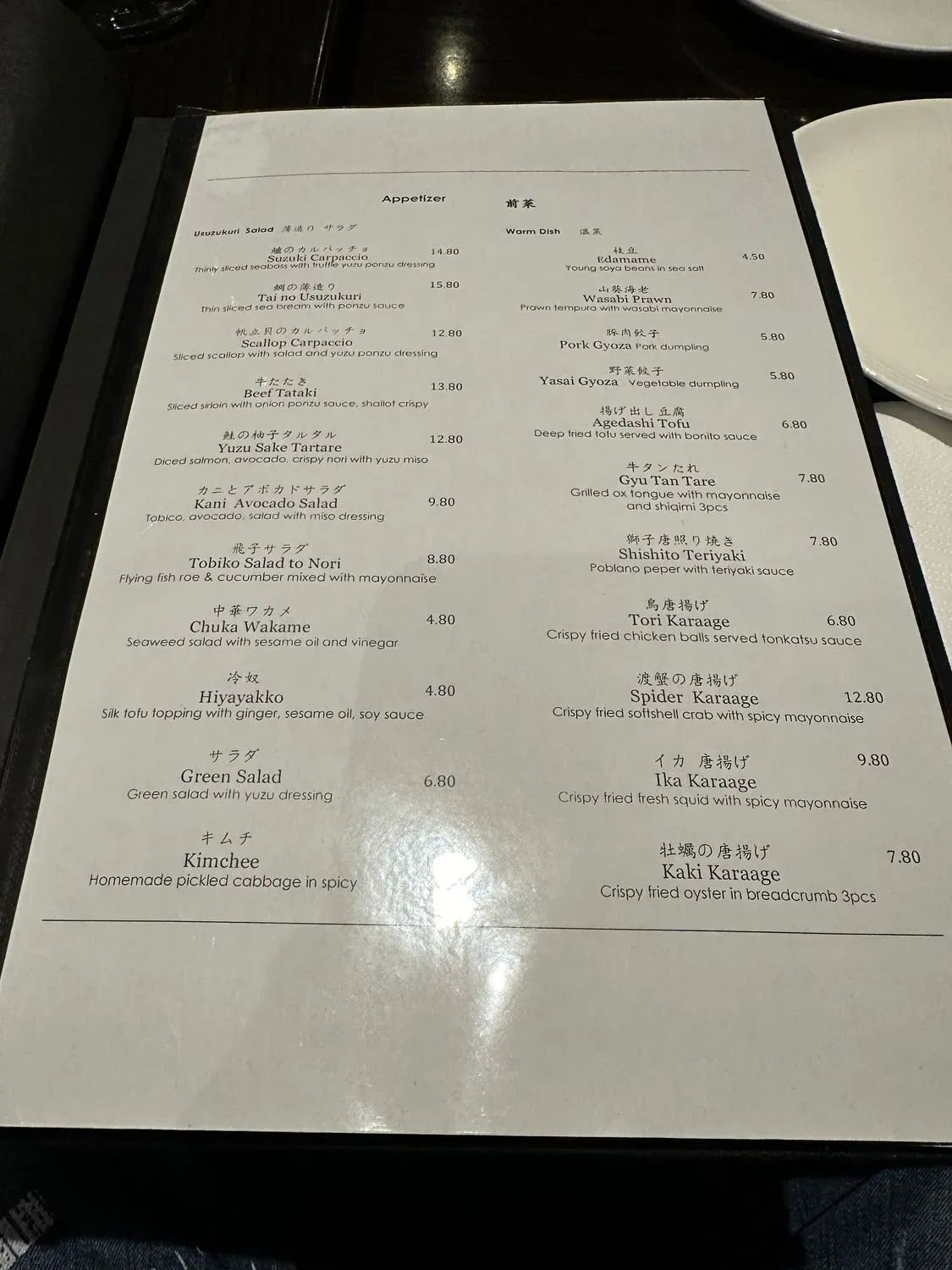 Menu 2