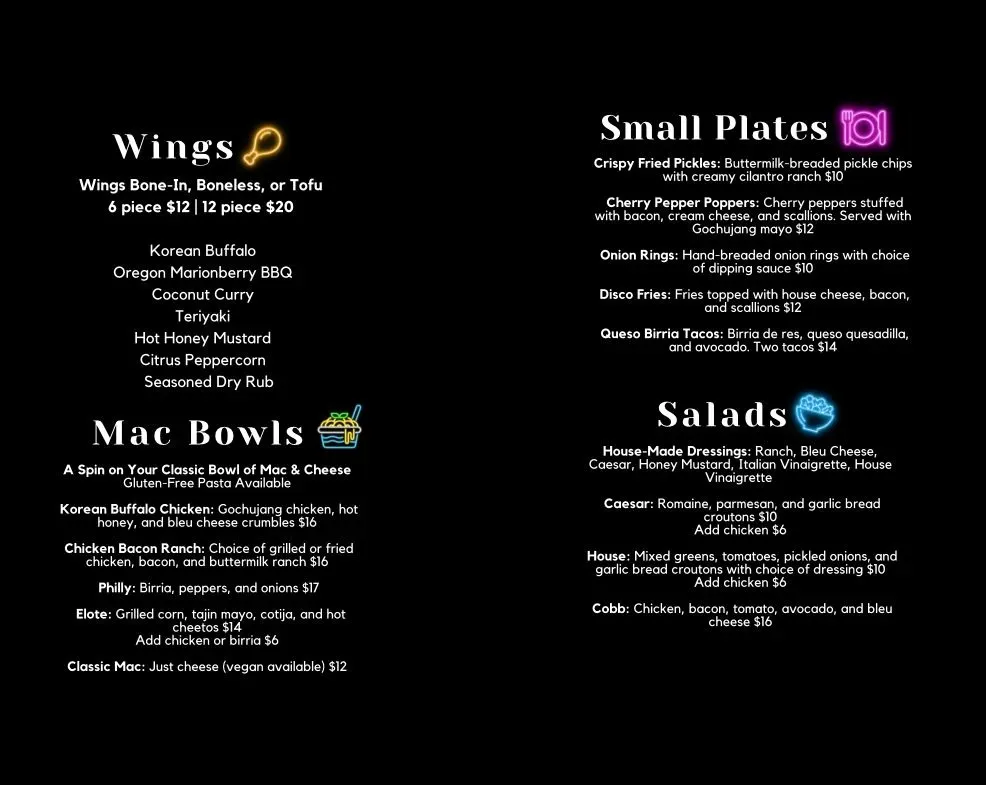 Menu 2