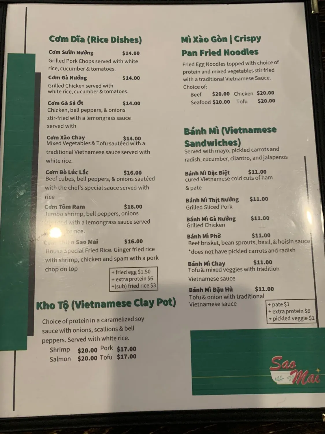 Menu 6