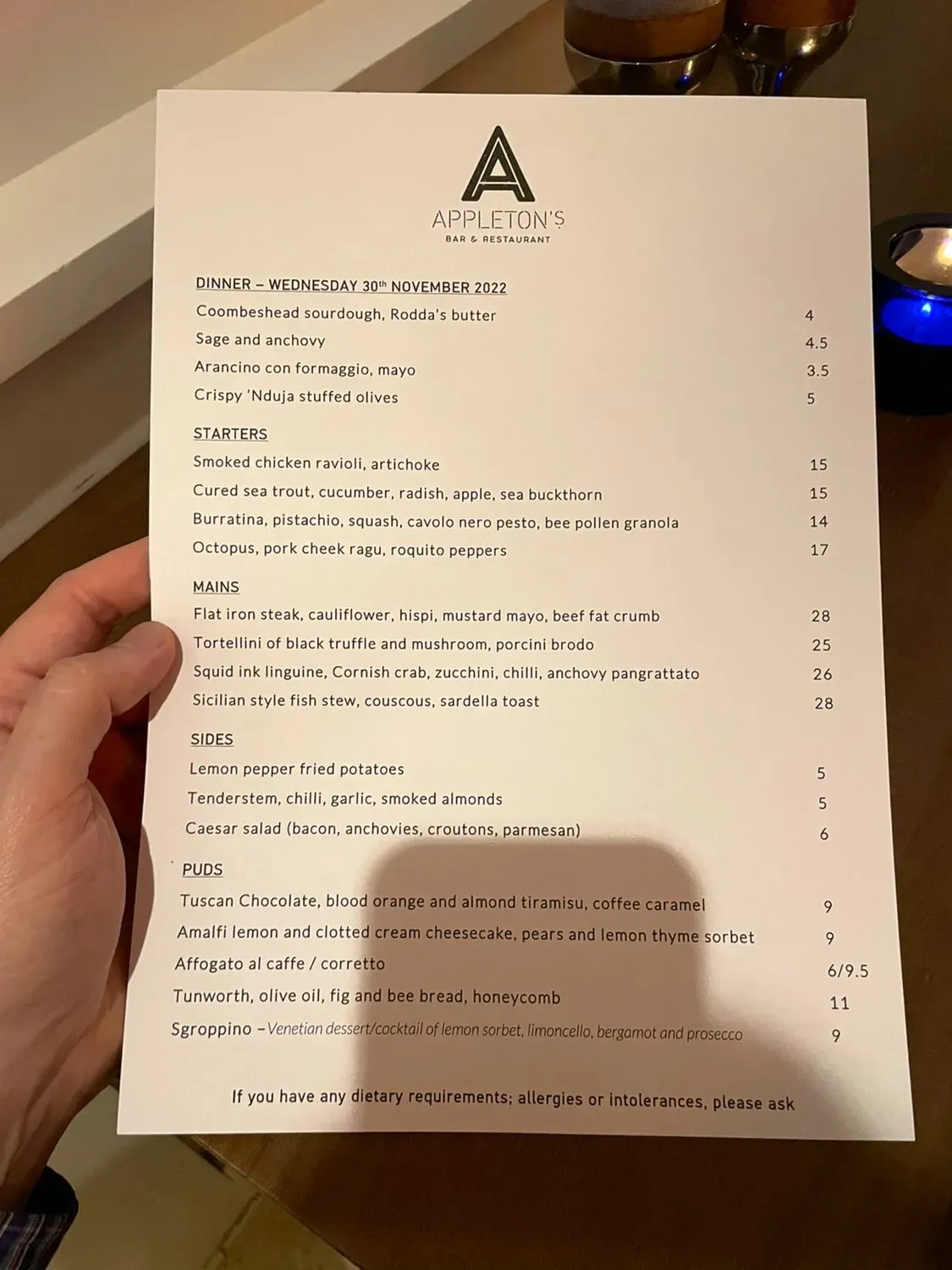 Menu 3