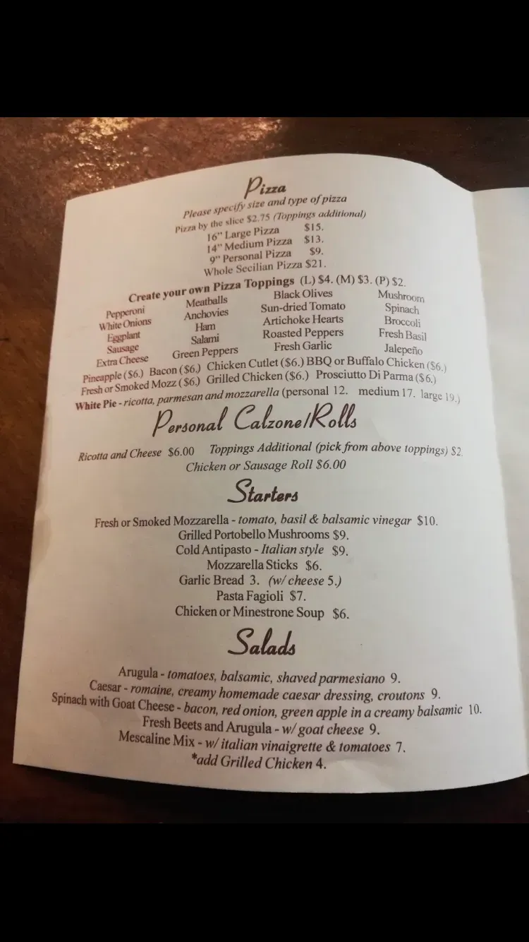 Menu 4