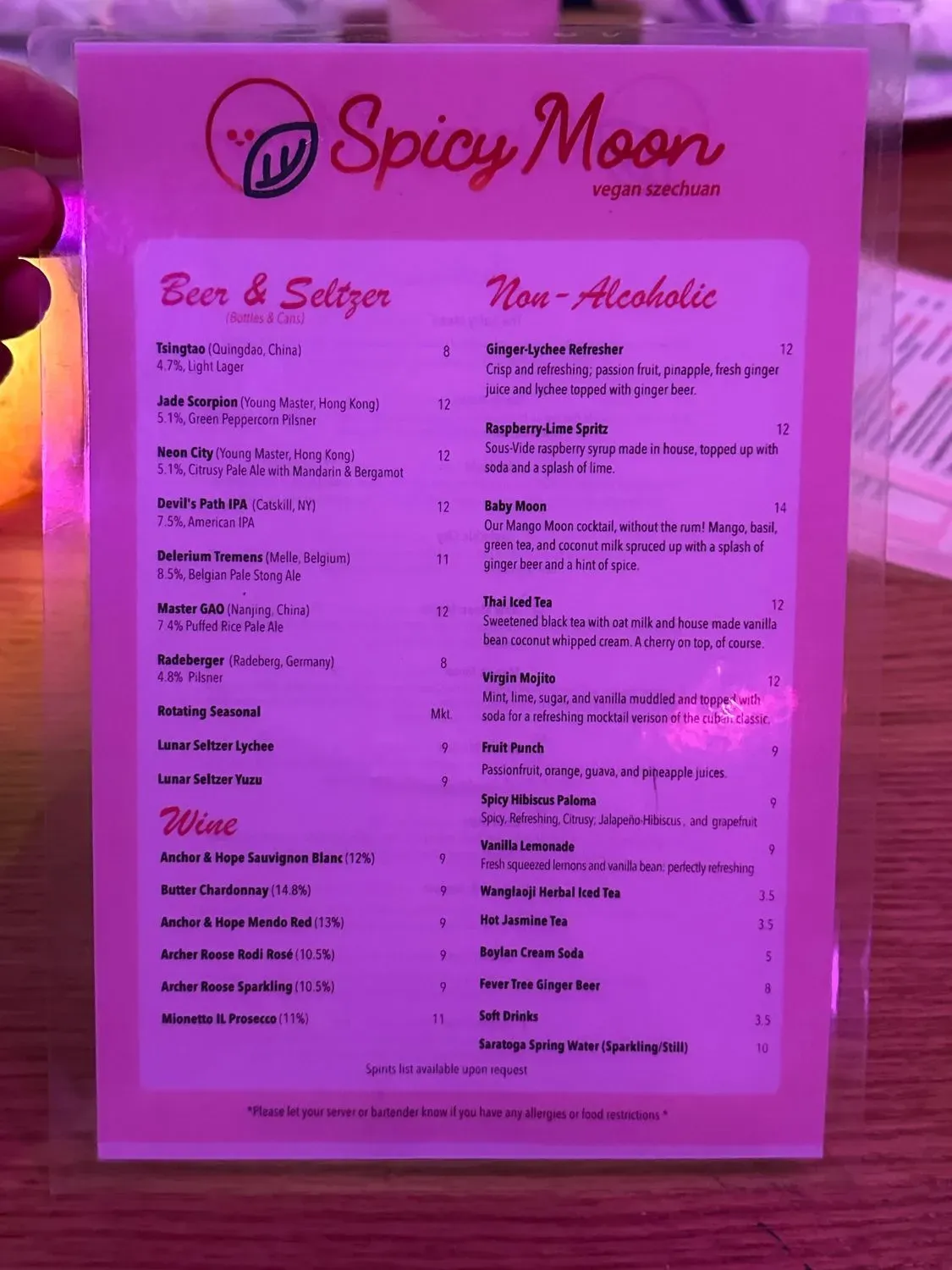 Menu 5