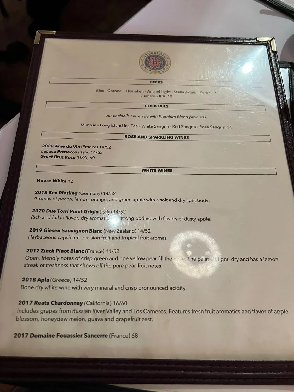 Menu 4