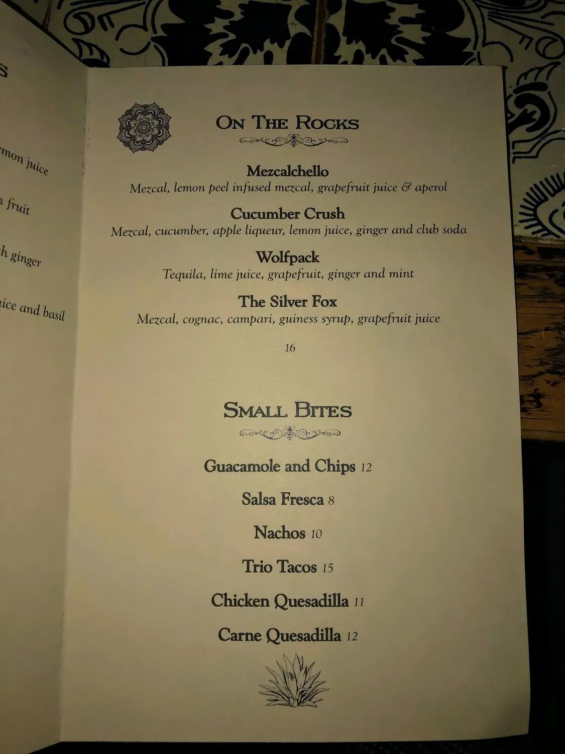 Menu 4