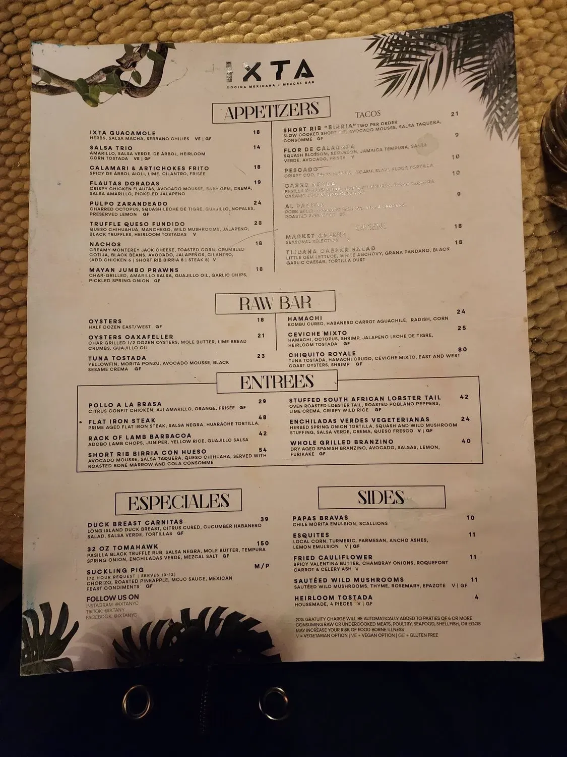 Menu 4