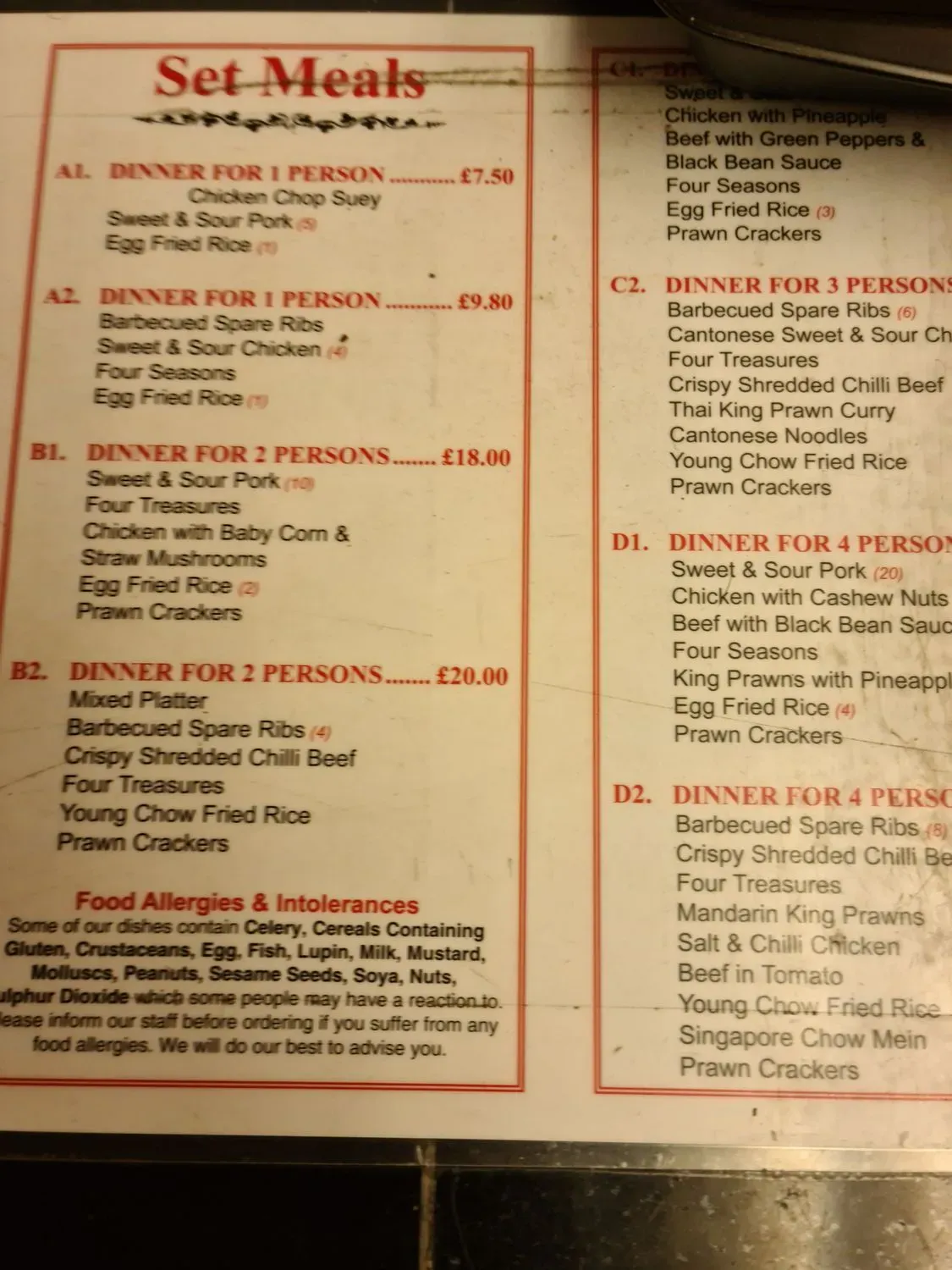 Menu 3