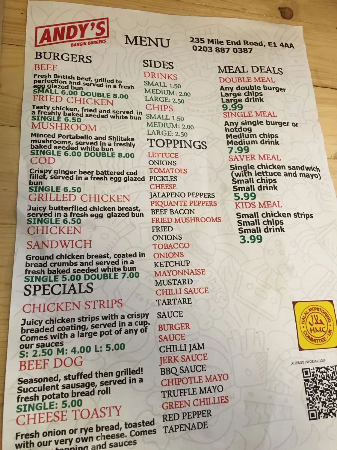 Menu 3