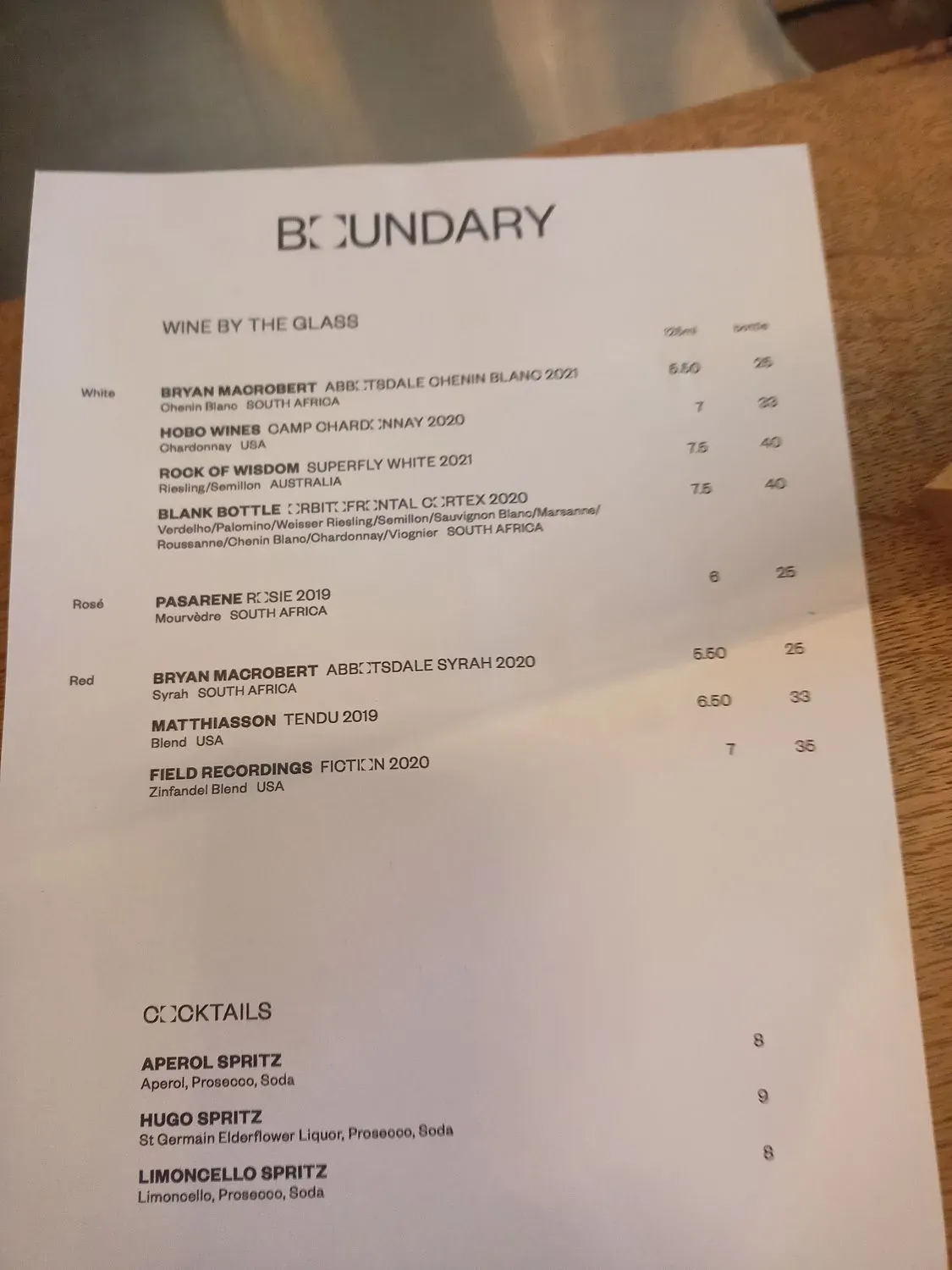 Menu 2