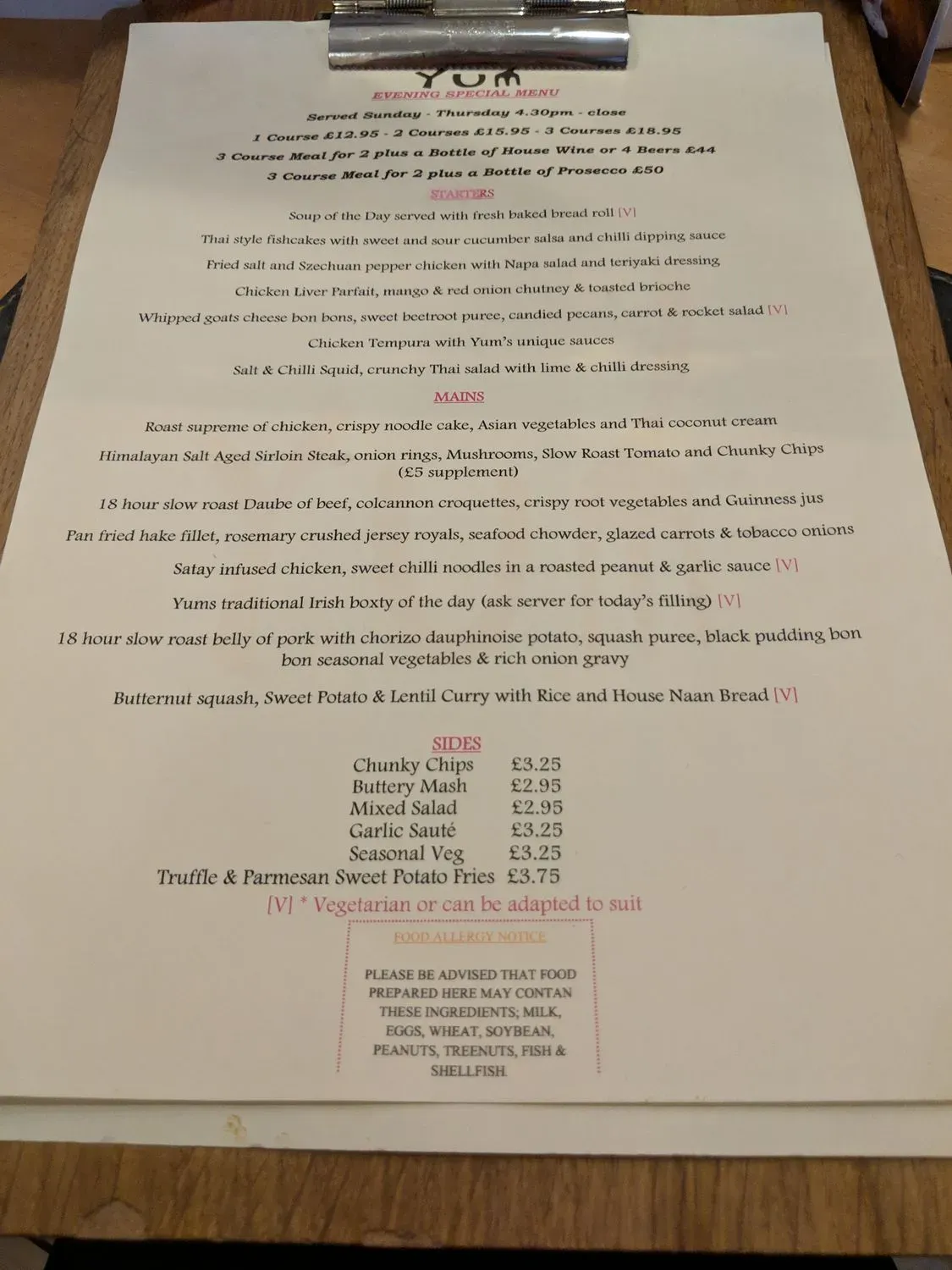 Menu 3