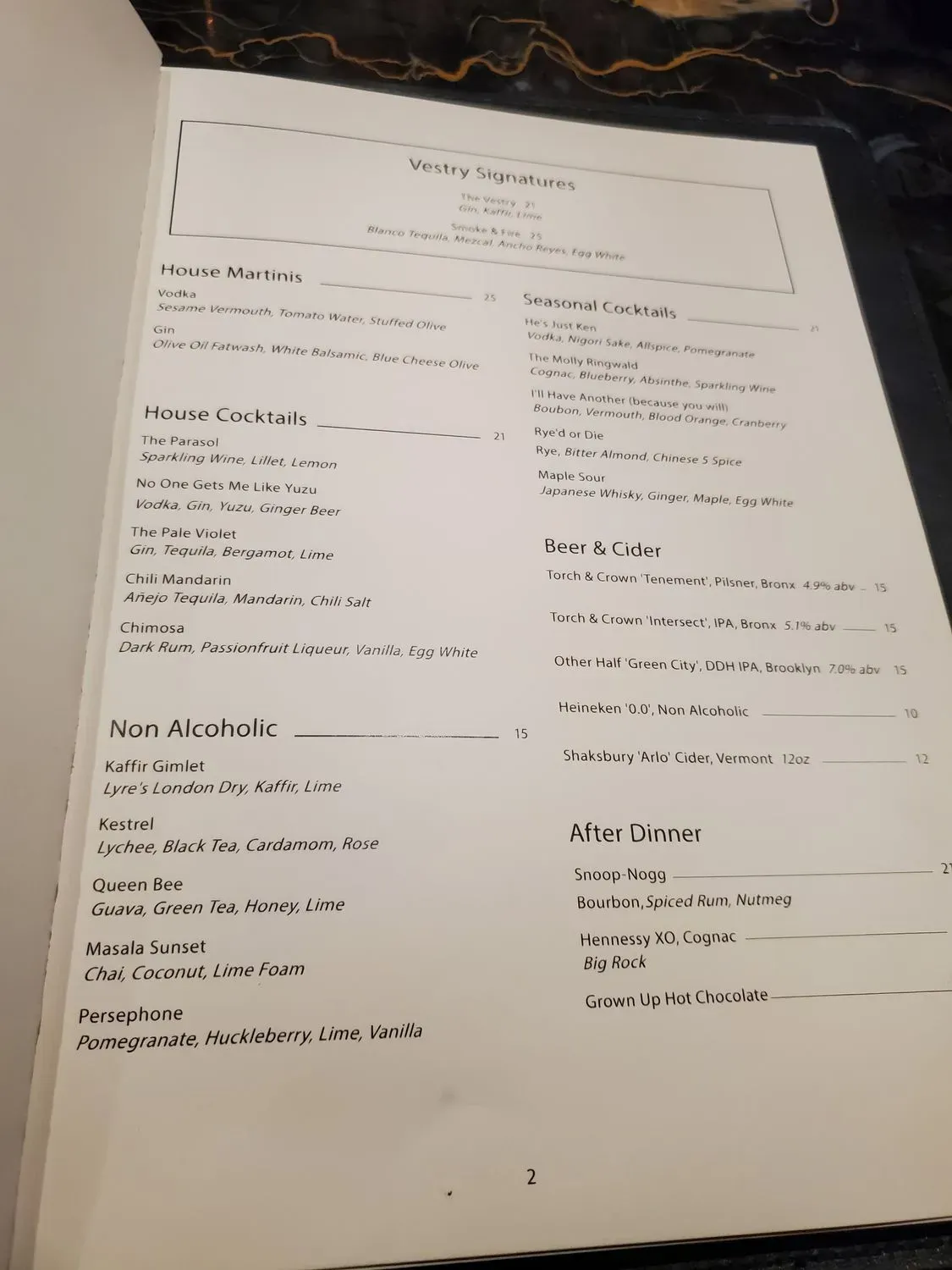 Menu 4