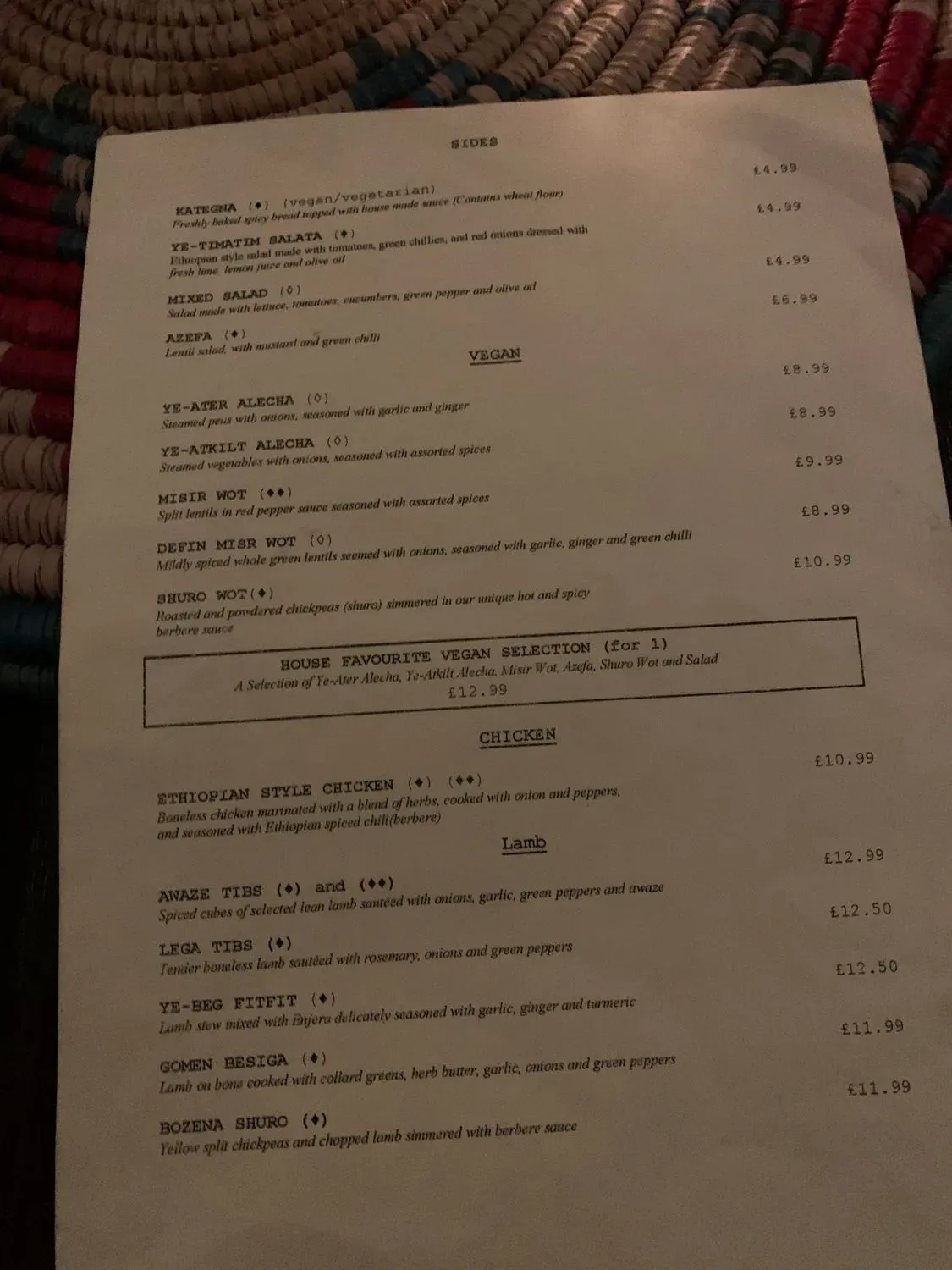 Menu 2