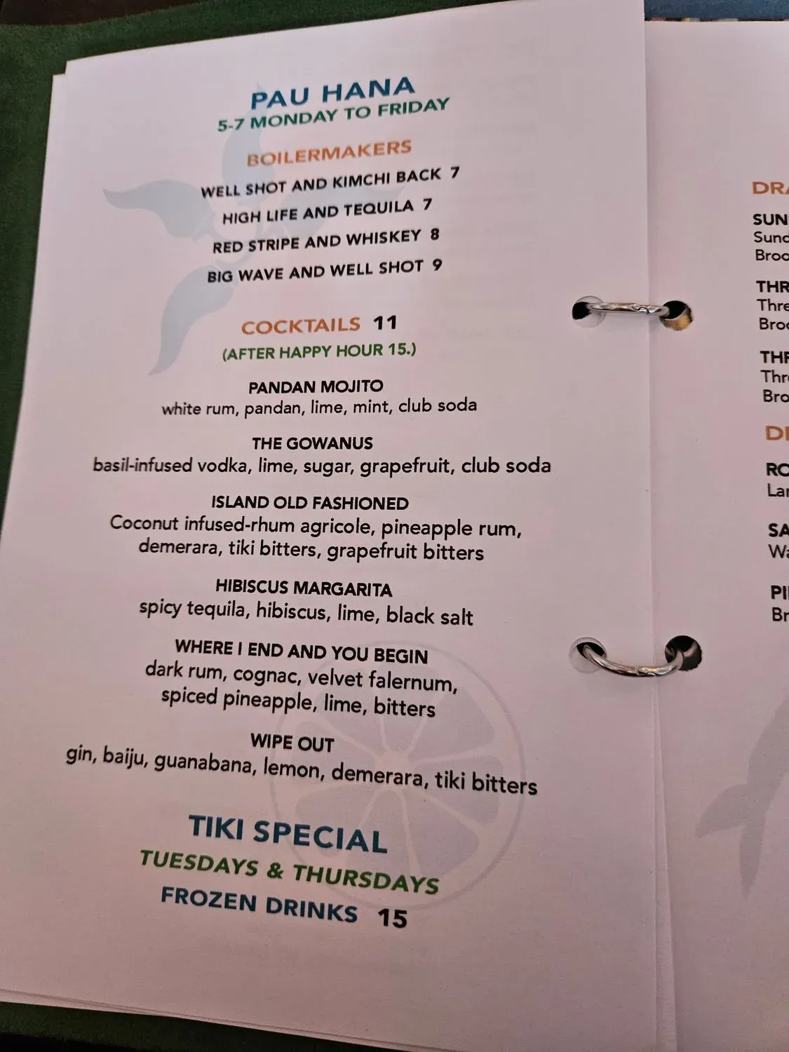 Menu 2