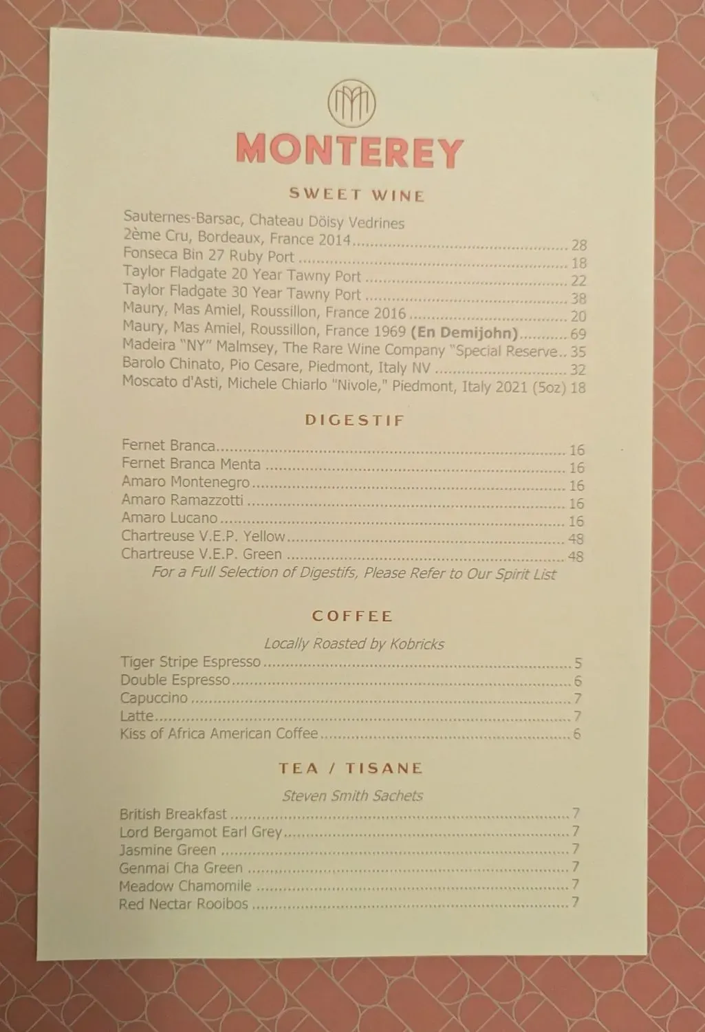 Menu 6