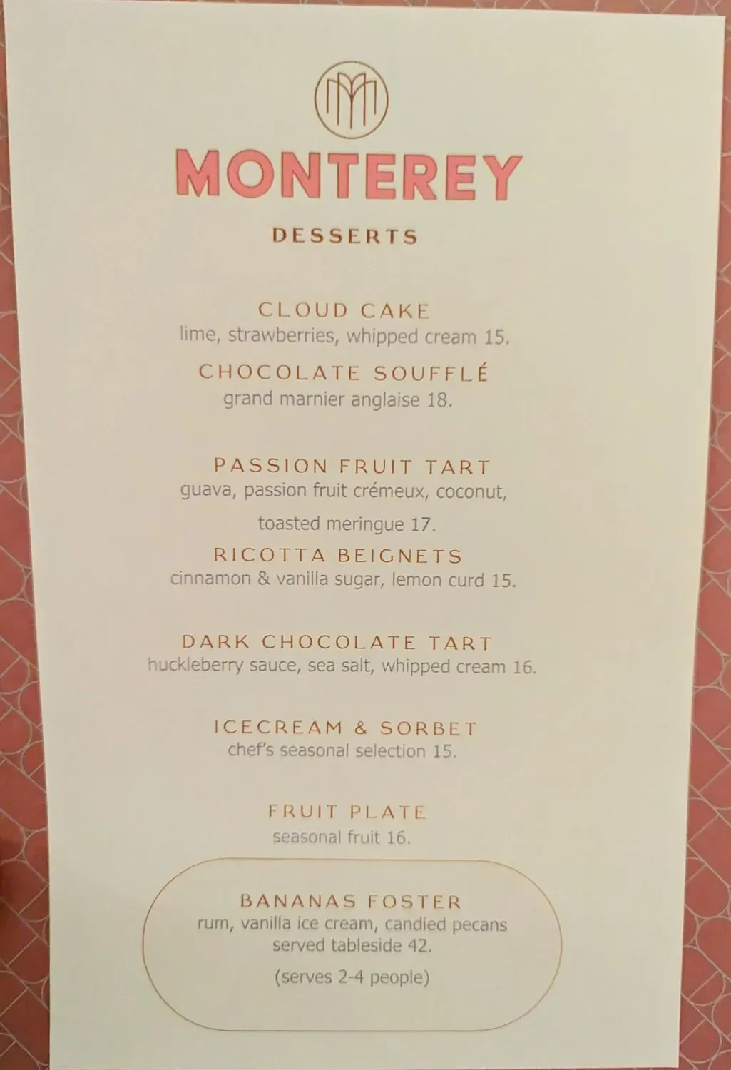 Menu 4