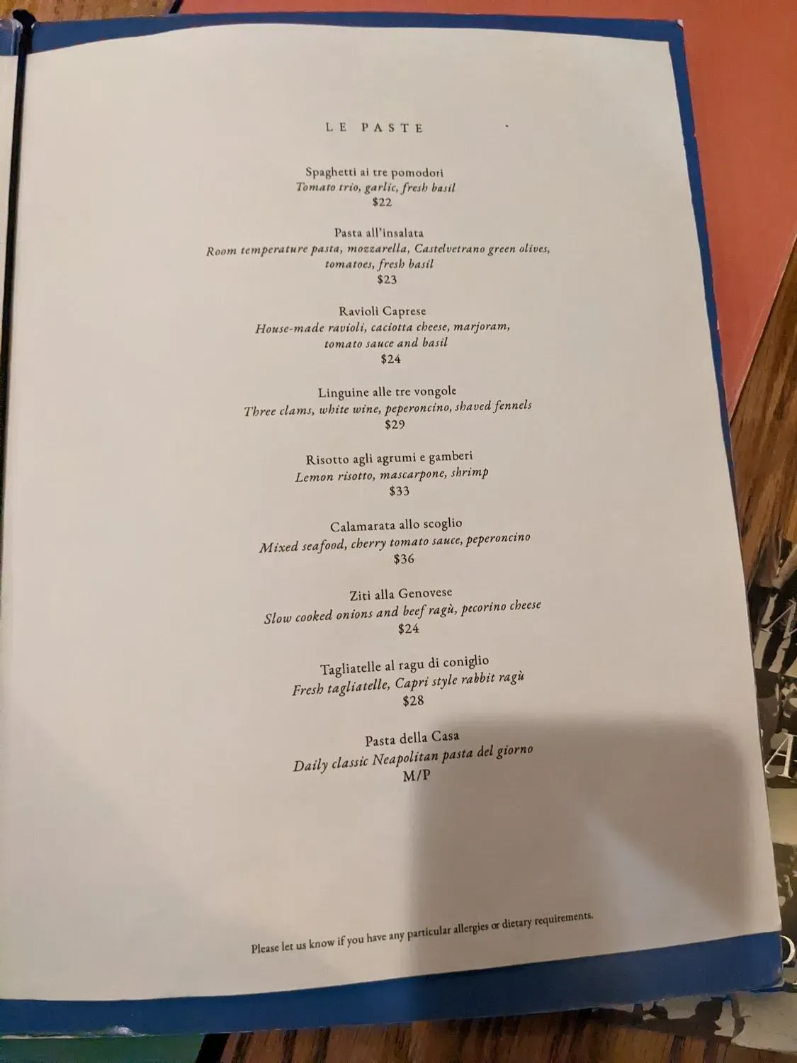 Menu 5