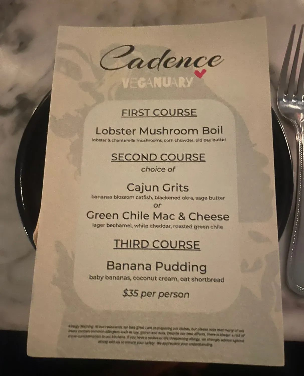 Menu 4