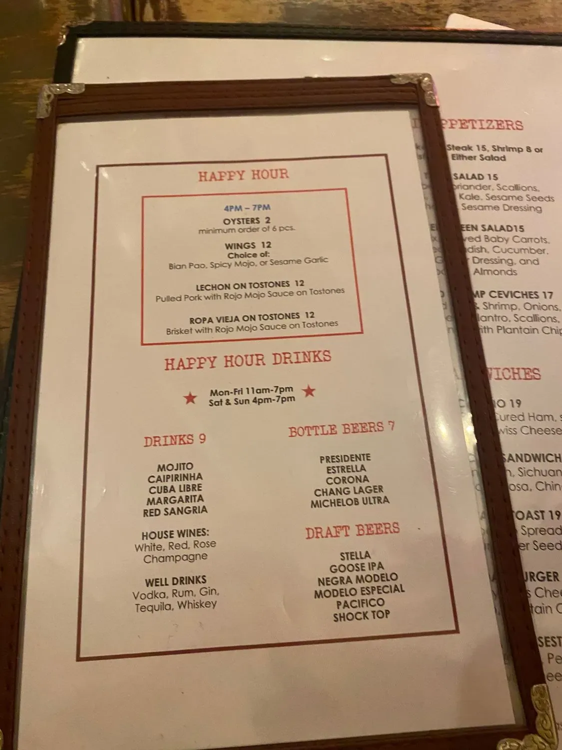 Menu 4