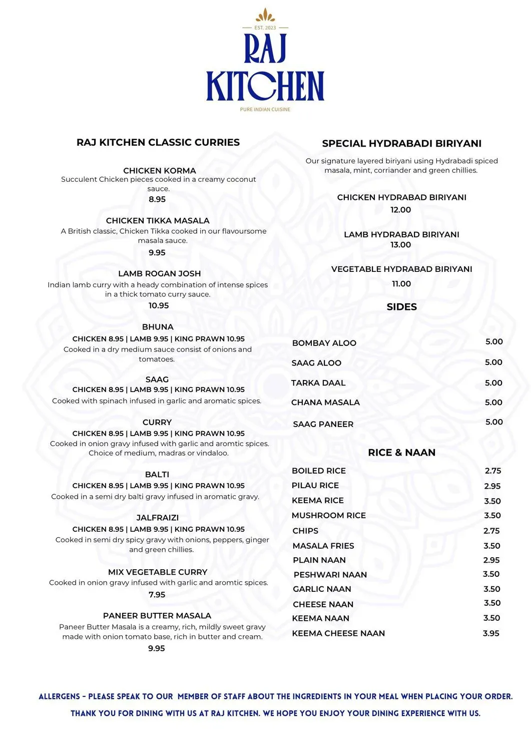 Menu 3