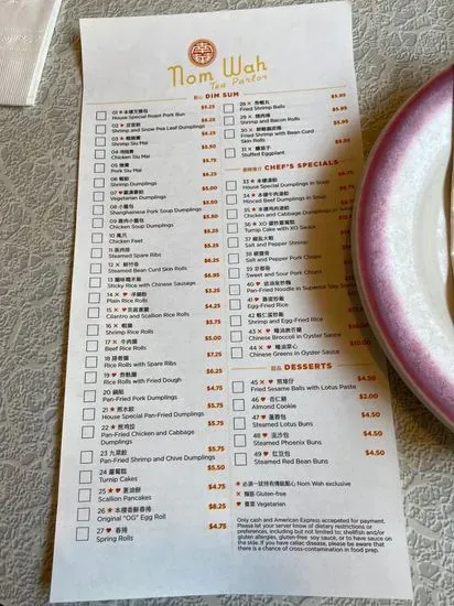 Menu 5