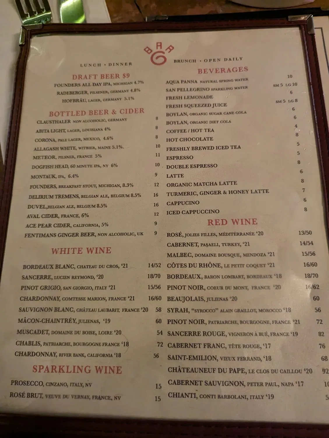 Menu 4