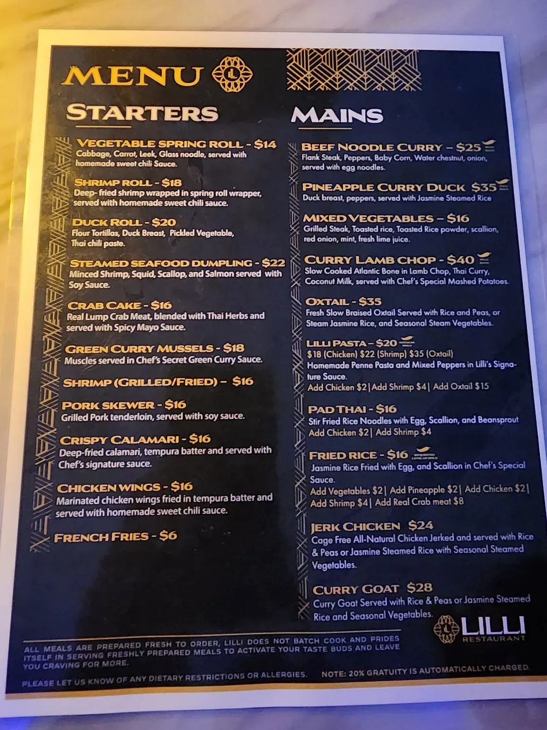 Menu 4