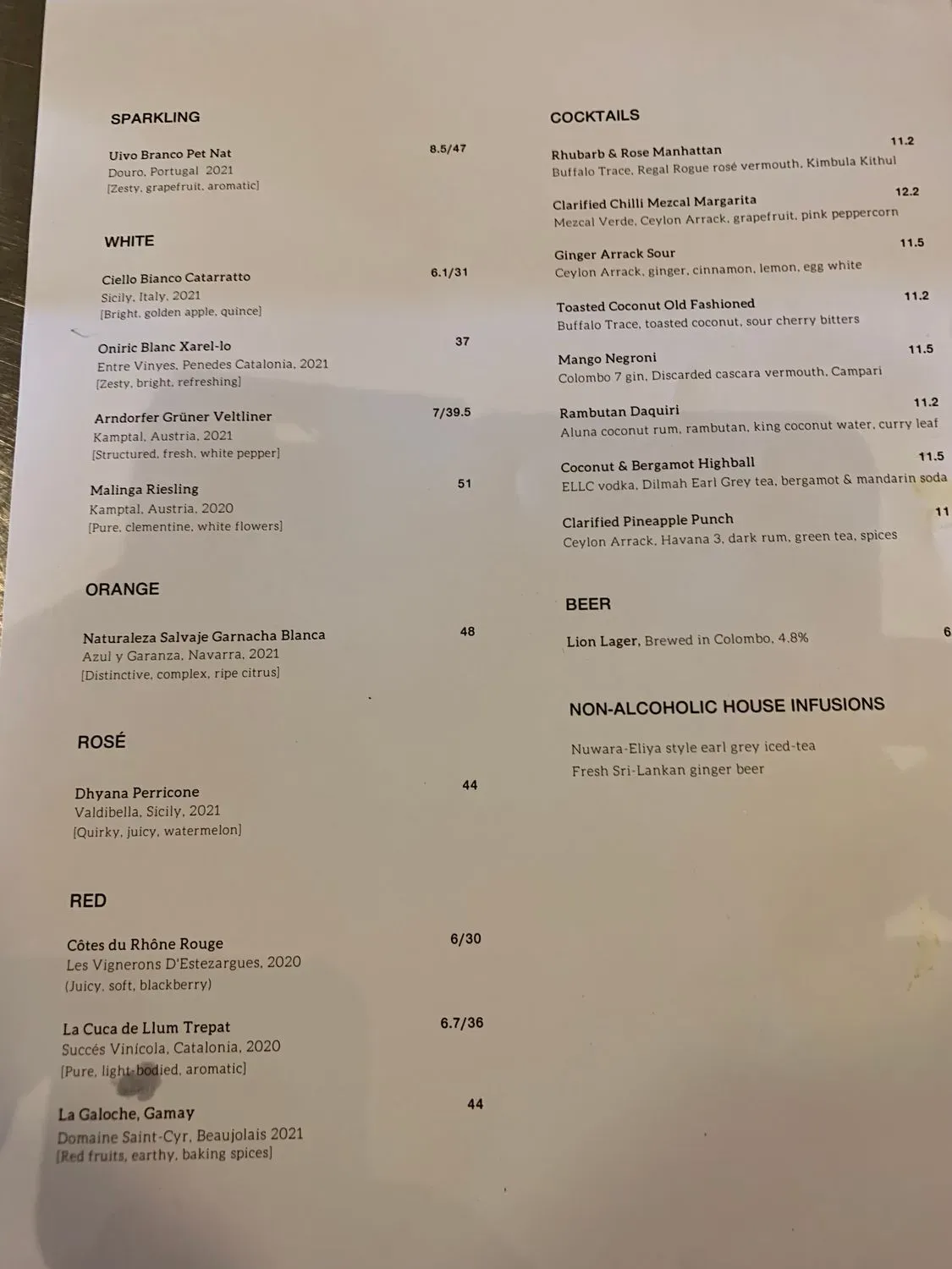 Menu 2