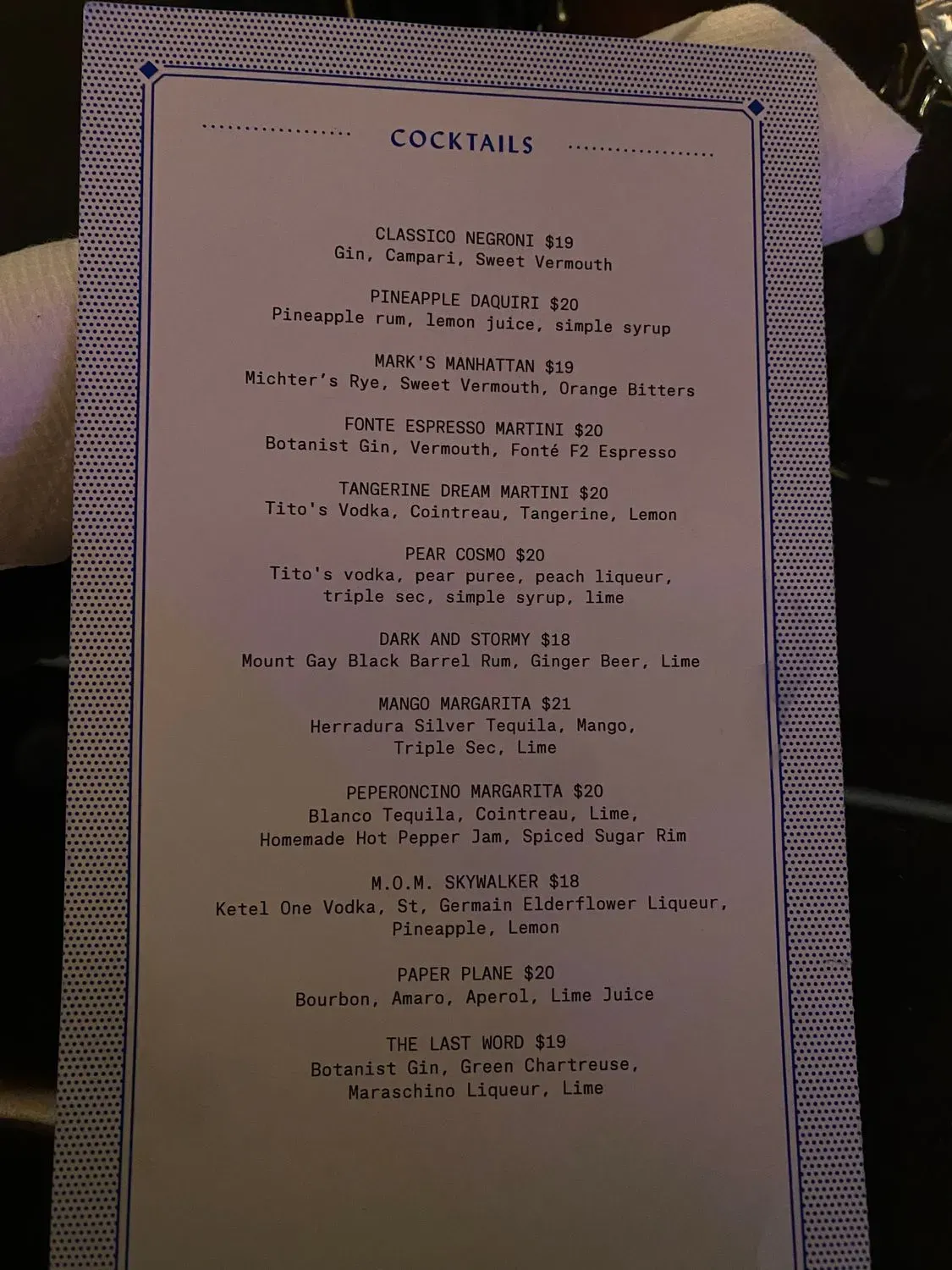 Menu 2