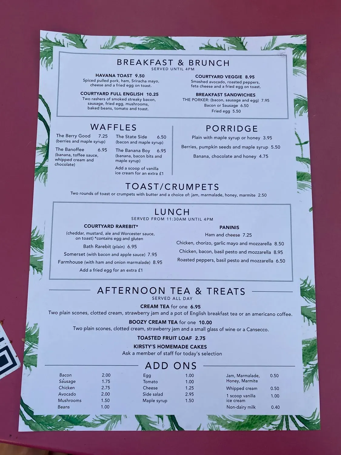 Menu 2