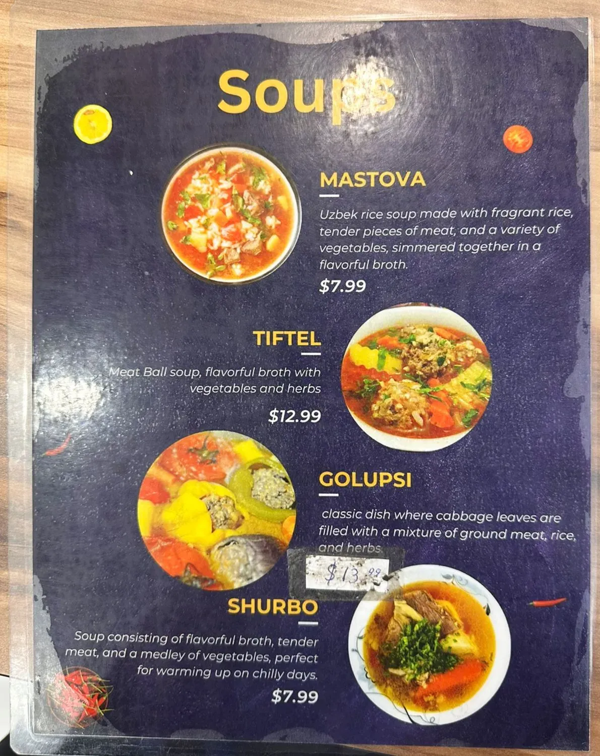 Menu 6