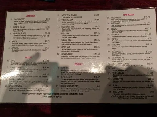 Menu 5