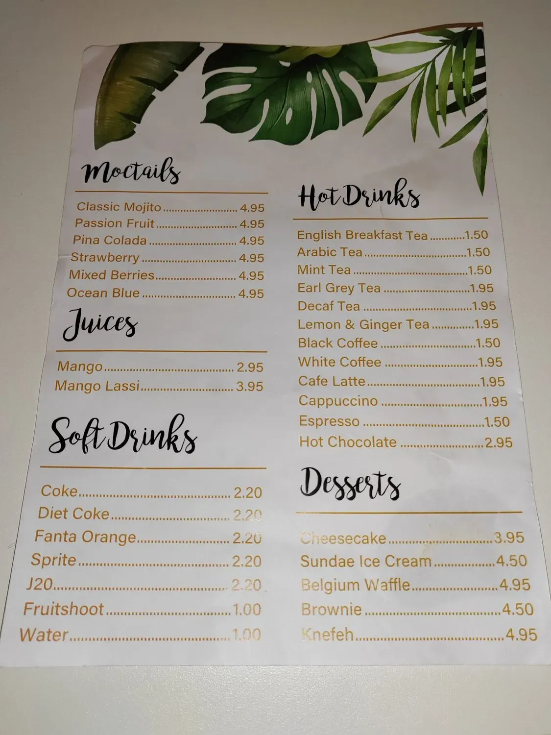 Menu 2