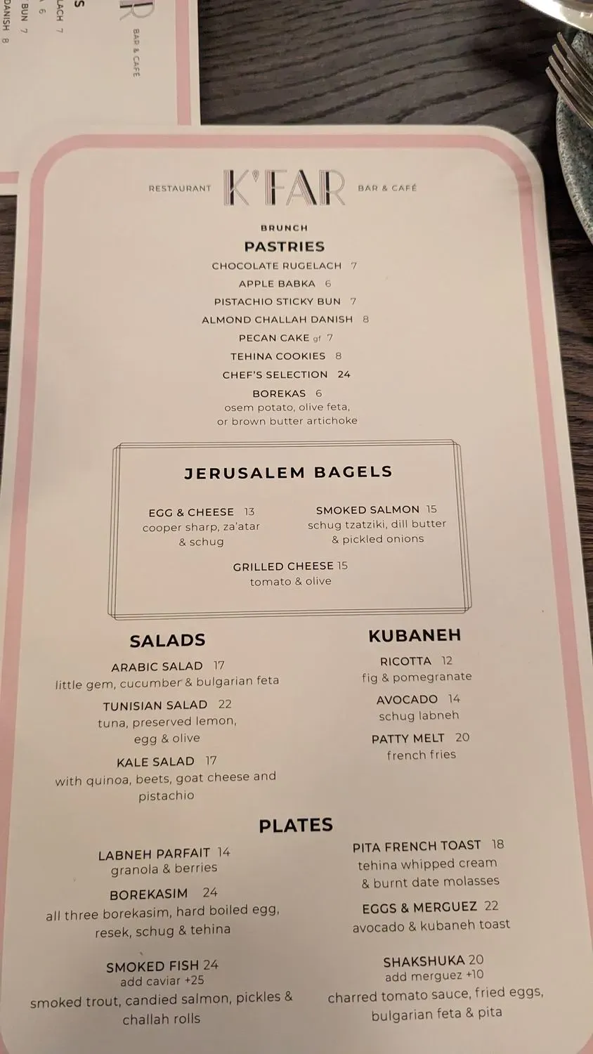 Menu 6