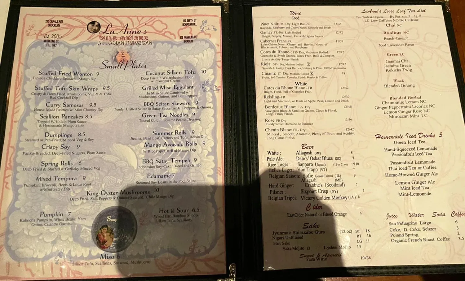 Menu 5