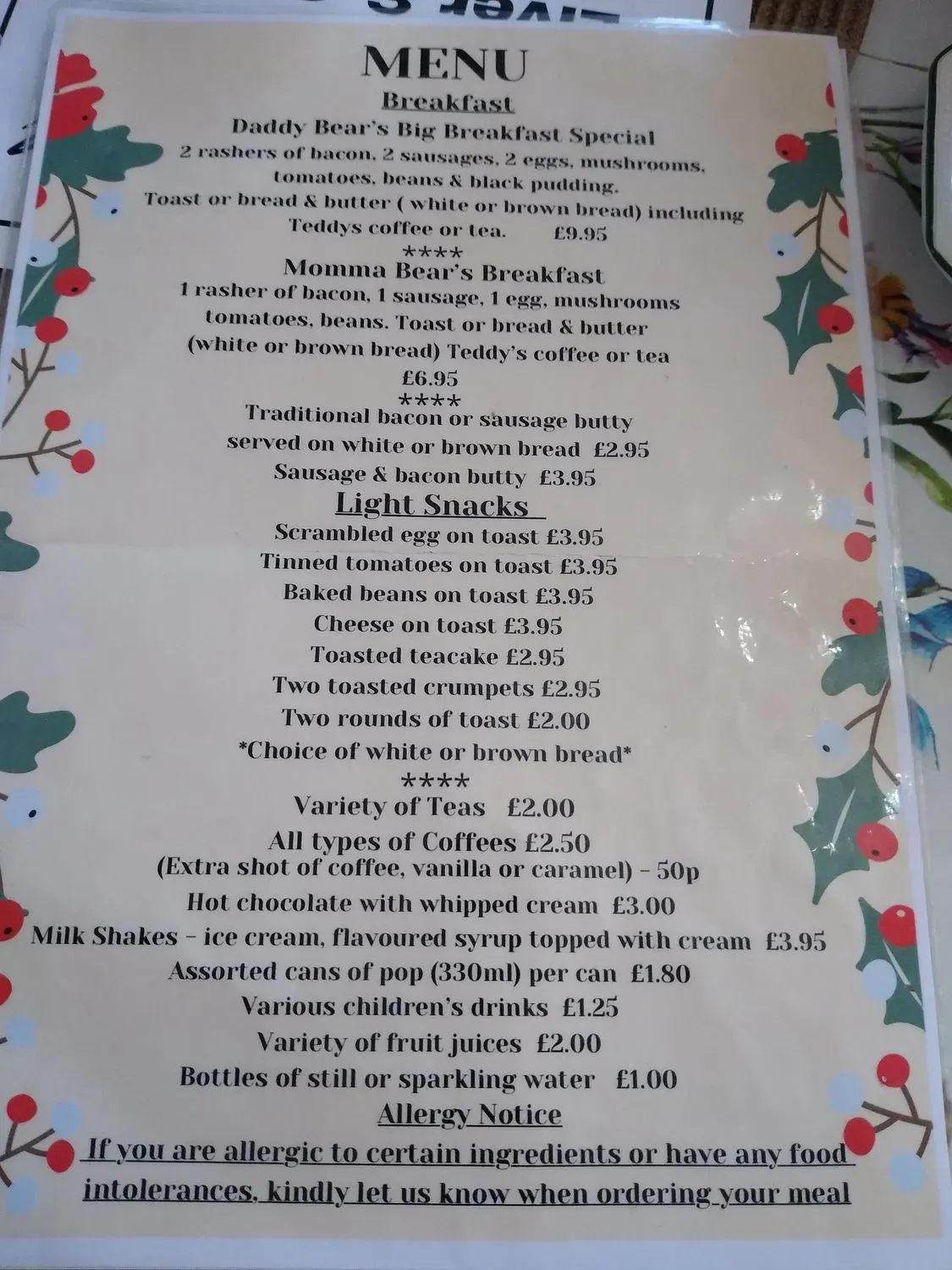 Menu 2