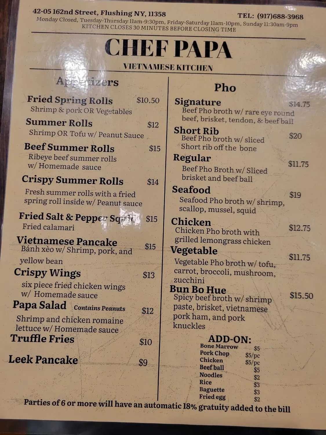 Menu 3