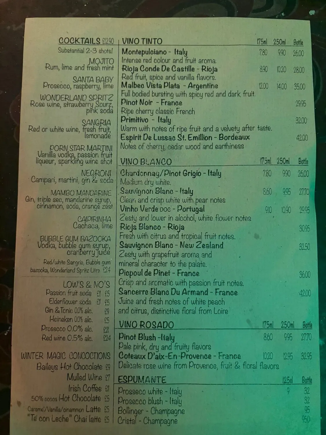 Menu 2