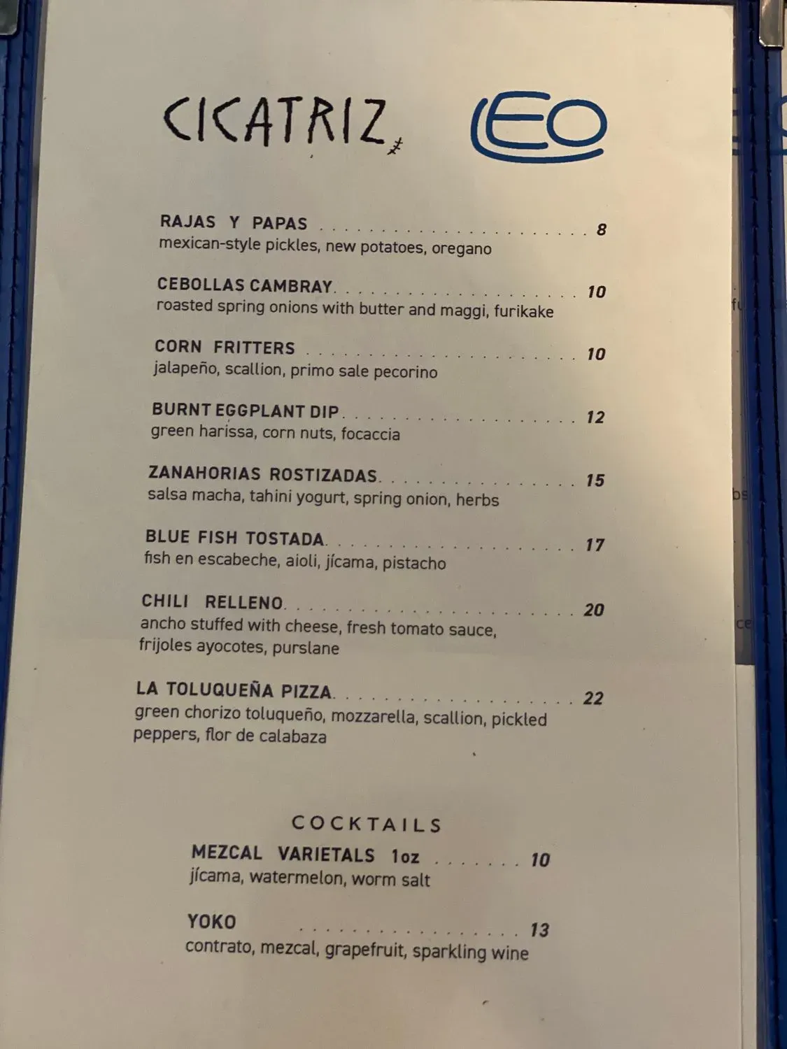 Menu 2