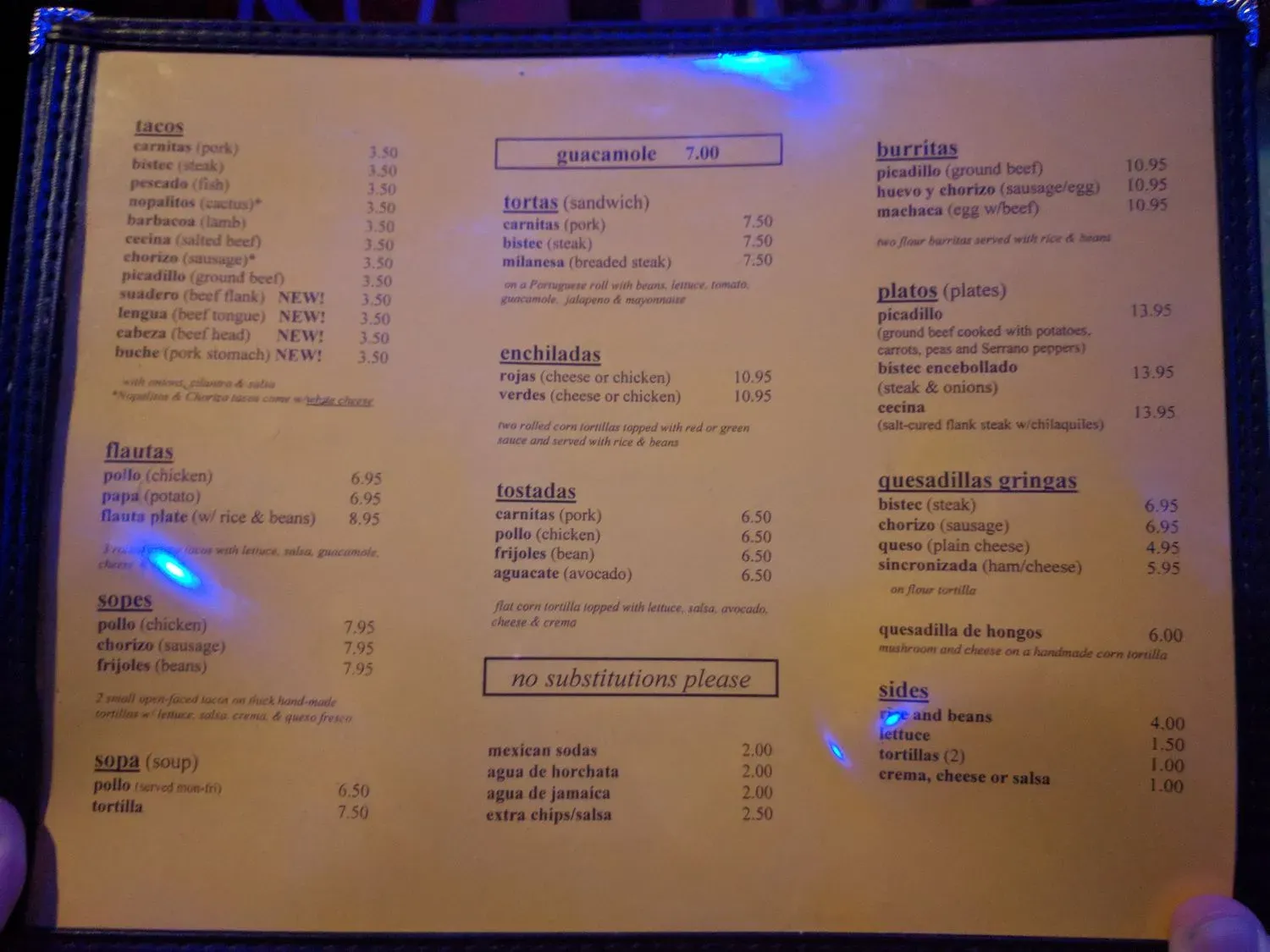 Menu 6