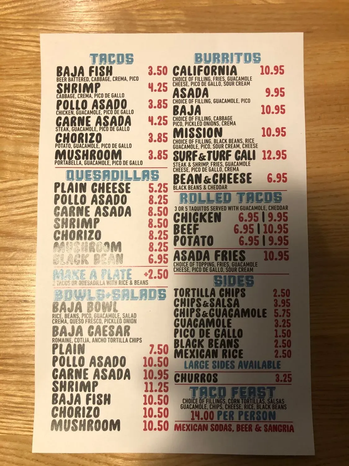 Menu 2